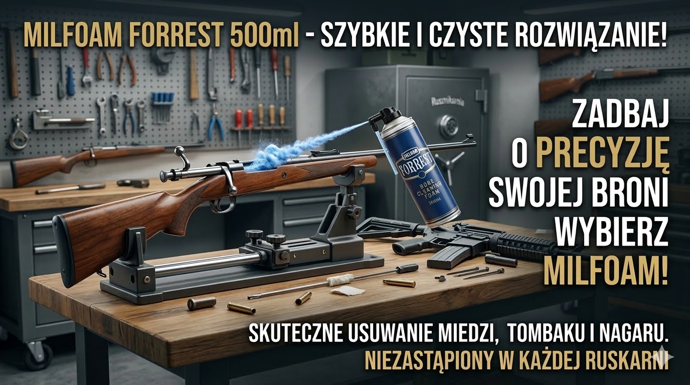 Pianka do czyszczenia lufy Milfoam